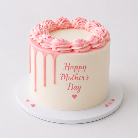 Pink Mother's Day Cake