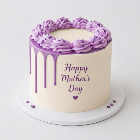 Purple Mother's Day Cake