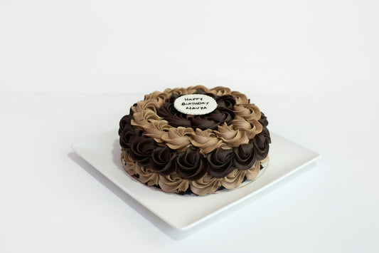 Choco Duet Cake (Mousse + Truffle)