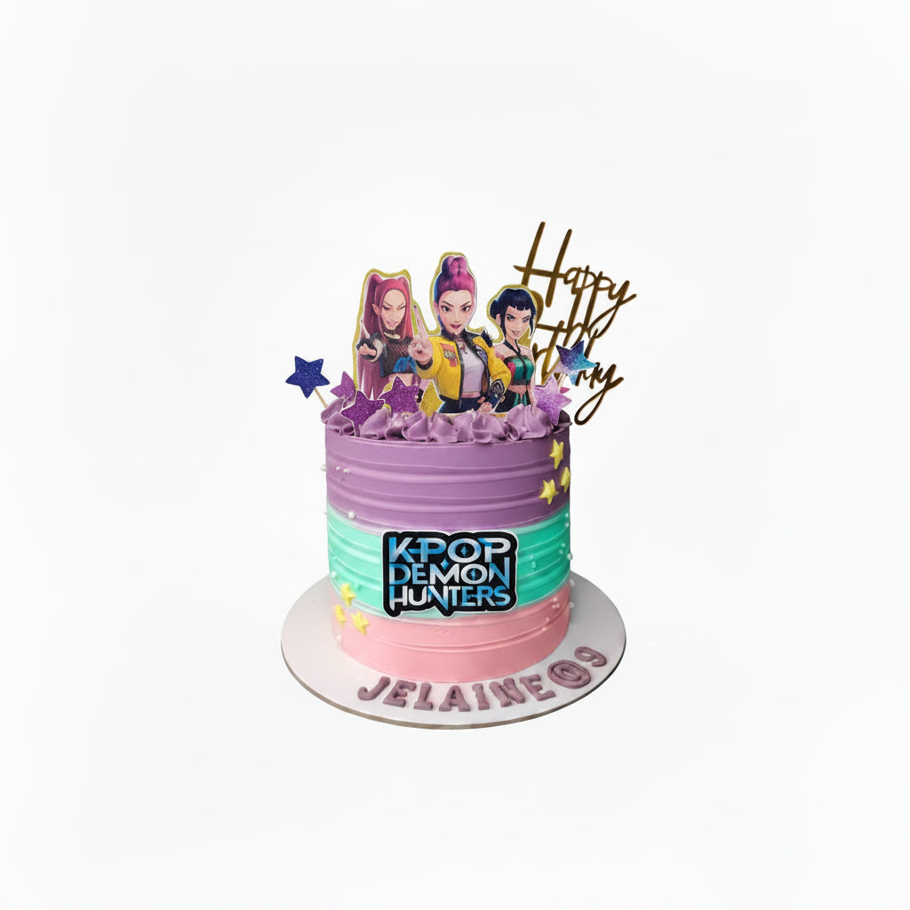 KPOP Demon Hunters Girl's Cake