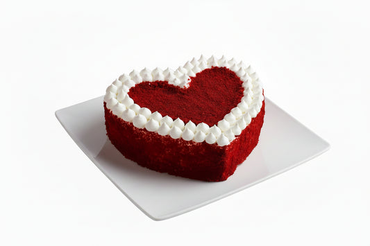 Red Velvet Heart Shape Cake
