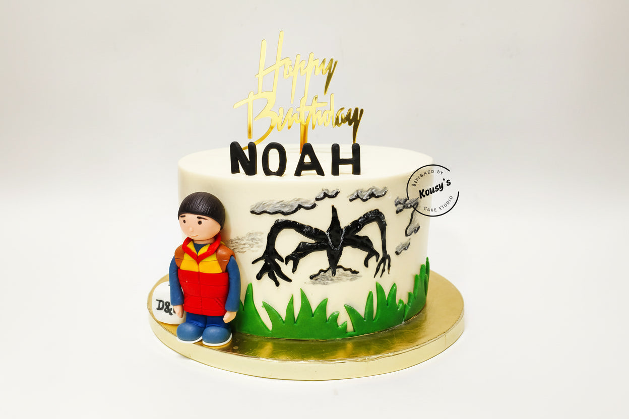 Stranger things inspired cake
